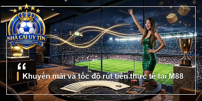 Khuyến mãi và tốc độ rút tiền thực tế tại M88